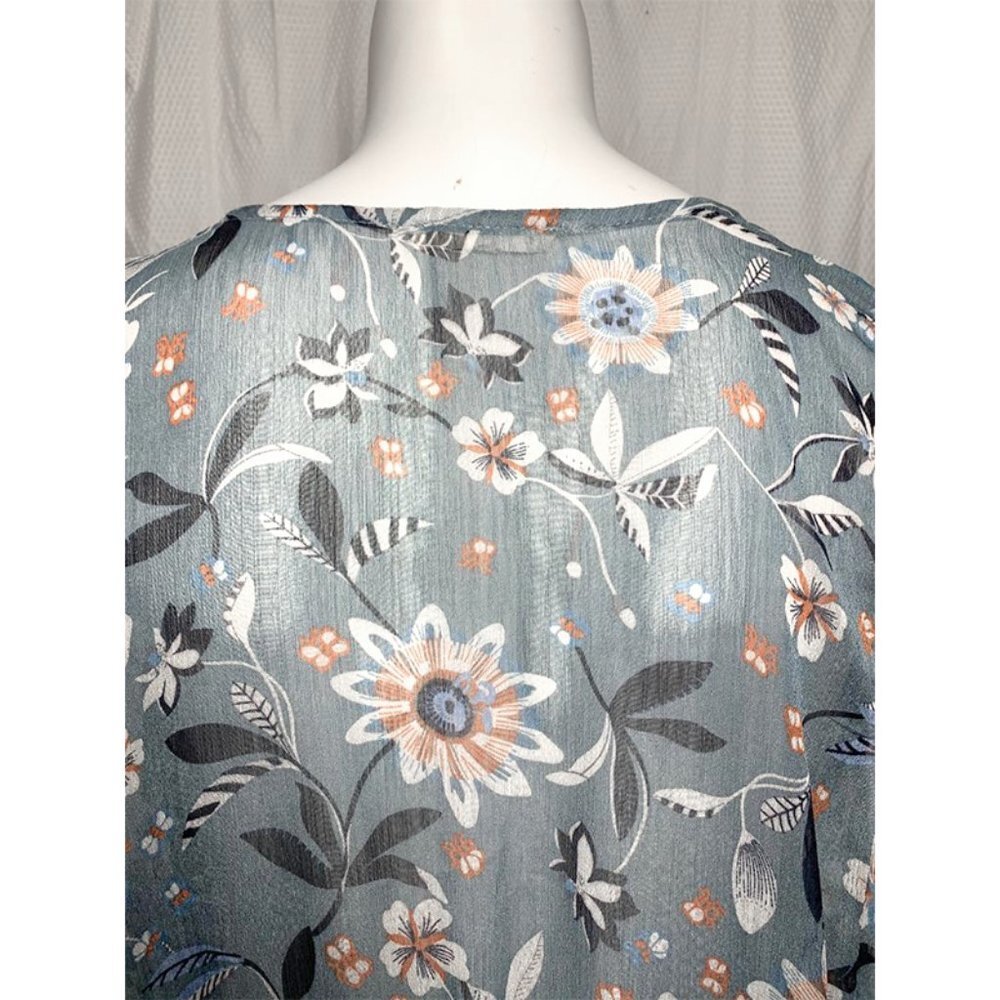 EASEL Weekend Floral Print Maxi Vest - Picture 7 of 8